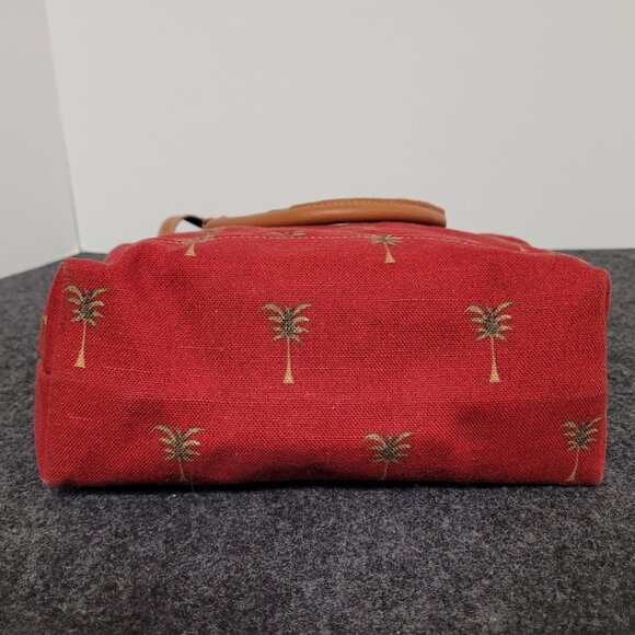 Accessories Unlimited Palm Trees Leather Handled Bag - Picture 6 of 12